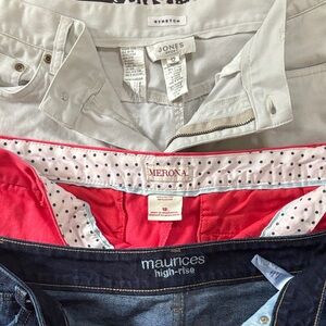 Stylish Women's Shorts Collection - Pink, Denim, Cream